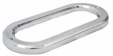 Oval Light Bezel Grommet Trim 8" X 3-5/8" Plain Plastic 2 Hole GG#80817 Each