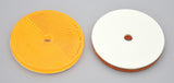 Reflectors Round Sealed with Center Screw Hole 2 3/8 Inch Amber GG#80825 Pair