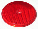 Reflectors Round Sealed with Center Screw Hole 2 3/8 Inch Red GG#80829 Pair