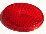 Reflectors Round Sealed with Center Screw Hole 2 3/8 Inch Red GG#80829 Pair