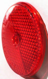 Reflectors Round Sealed with Center Screw Hole 2 3/8 Inch Red GG#80829 Pair