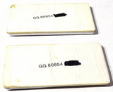 Rectangular Reflectors 3-1/2 X 1-3/4 Red Acrylic Stick-on GG80854-Set of 2