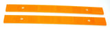 Reflectors Amber 12" Long, 1" Wide 2 Screw Holes or Tape Mount GG#80865 Pair