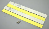 Reflectors White 12" Long, 1" Wide 2 Screw Holes or Tape Mount GG#80867 Pair
