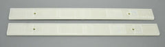 Reflectors White 12" Long, 1" Wide 2 Screw Holes or Tape Mount GG#80867 Pair