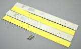 Reflectors White 12" Long, 1" Wide 2 Screw Holes or Tape Mount GG#80867 Pair