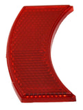 Reflectors Half Moon Red Acrylic Lens & Housing for 2" Light GG#81205 Set of 2