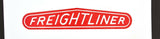 Mudflaps 24x30 White/Red for FREIGHTLINER 4 Hole Vertical Rib Poly-A812430 Pair