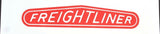 Mudflaps 24x30 White/Red for FREIGHTLINER 4 Hole Vertical Rib Poly-A812430 Pair