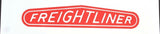 Mudflaps 24x30 White/Red for FREIGHTLINER 4 Hole Vertical Rib Poly-A812430 Pair