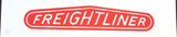 Mudflaps 24x30 White/Red for FREIGHTLINER 4 Hole Vertical Rib Poly-A812430 Pair