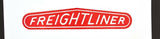 Mudflaps 24x30 White/Red for FREIGHTLINER 4 Hole Vertical Rib Poly-A812430 Pair