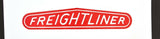 Mudflaps 24x30 White/Red for FREIGHTLINER 4 Hole Vertical Rib Poly-A812430 Pair