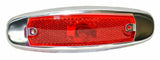 GG Incandescent Marker Light for Peterbilt Red Lens Stainless Rim #81306 Each