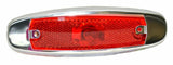 GG Incandescent Marker Light for Peterbilt Red Lens Stainless Rim #81306 Each