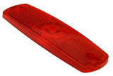 GG Incandescent Marker Light for Peterbilt Red Lens Stainless Rim #81306 Each