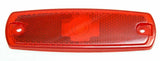 GG Incandescent Marker Light for Peterbilt Red Lens Stainless Rim #81306 Each