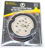 Glass Lens Conversion Light Base 18 High Powered Amber SMD LEDs 3 Wire GG#81850