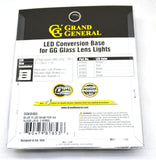 Glass Lens Conversion Light Base 18 High Powered Blue SMD LEDs 3 Wire GG#81853