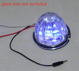 Glass Lens Conversion Light Base 18 High Powered Blue SMD LEDs 3 Wire GG#81853