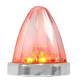 Surface Mount LED Light 19 Red LEDs/Clear Lens Watermelon 3.5" Base GG81975 Each