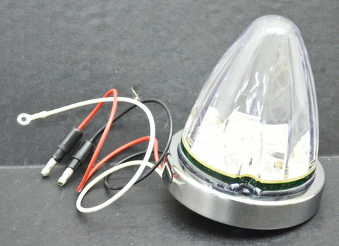LED Light 19 Red LEDs/Clear Lens Watermelon 3.5" Base Surface Mount #81975 Pair