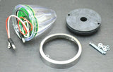 LED Light 19 Amber LEDs/Clear Lens Watermelon 3.5 Base Surface Mount #81979 Pair