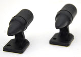 Deer Animal Whistles Black Ultrasonic Alert for Cars Trucks Plastic GG#81990 Set