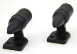 Deer Animal Whistles Black Ultrasonic Alert for Cars Trucks Plastic GG#81990 Set