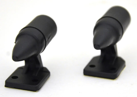 Deer Animal Whistles Black Ultrasonic Alert for Cars Trucks Plastic GG#81990 Set