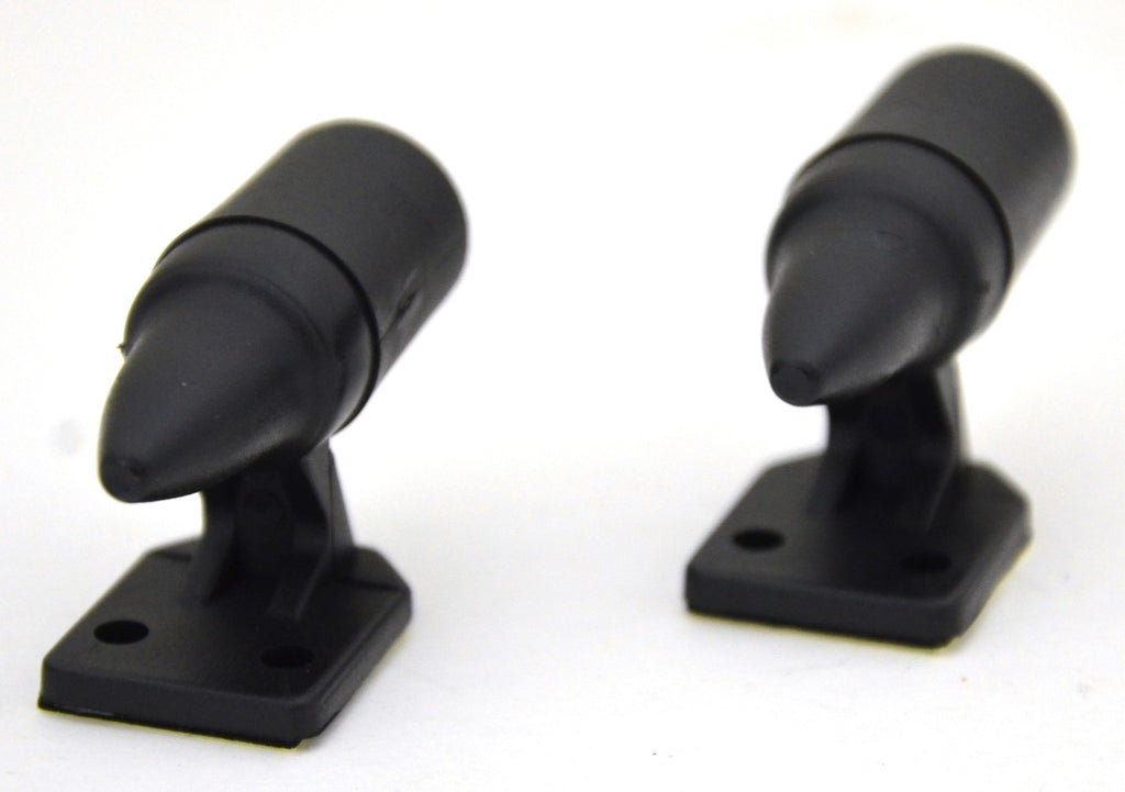 Deer Animal Whistles Black Ultrasonic Alert for Cars Trucks Plastic GG#81990 Set