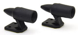 Deer Animal Whistles Black Ultrasonic Alert for Cars Trucks Plastic GG#81990 Set