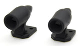 Deer Animal Whistles Black Ultrasonic Alert for Cars Trucks Plastic GG#81990 Set