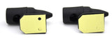 Deer Animal Whistles Black Ultrasonic Alert for Cars Trucks Plastic GG#81990 Set