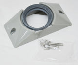 Light Bracket for 2" Round Light Surface Mount Gray W/ Grommet GG#82617 Each