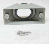 Light Bracket for 2" Round Light Surface Mount Gray W/ Grommet GG#82617 Each
