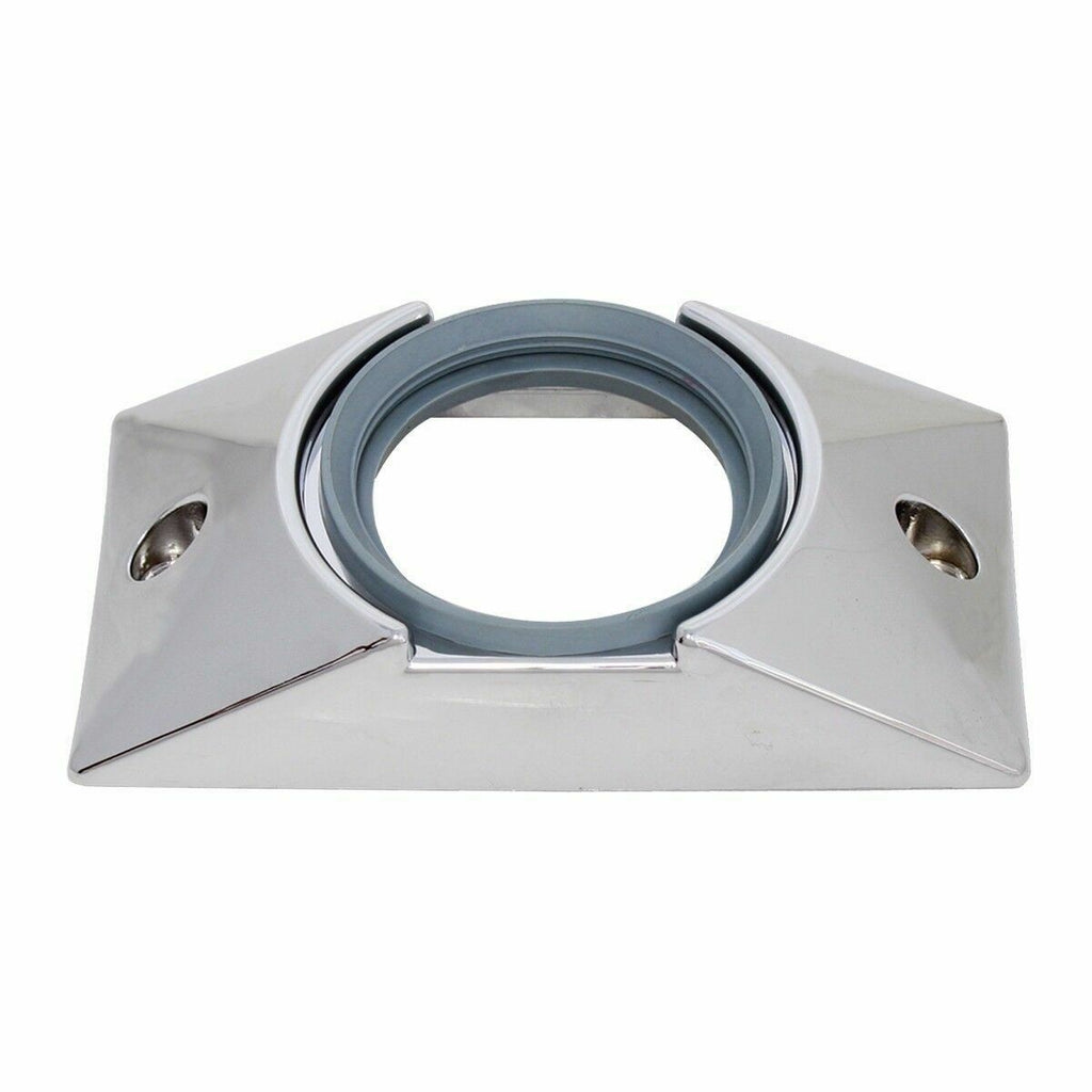Light Bracket Surface Mount With Grommet for 2” Light Chrome Plastic GG#82619