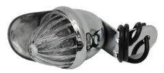 Incandescent Mini Auxiliary Light Clear Lens 1 Bulb Chrome W/Visor GG#82772 Each