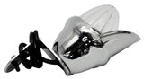 Incandescent Mini Auxiliary Light Clear Lens 1 Bulb Chrome W/Visor GG#82772 Each