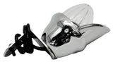 Incandescent Mini Auxiliary Light Clear Lens 1 Bulb Chrome W/Visor GG#82772 Each