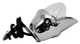 Incandescent Mini Auxiliary Light Clear Lens 1 Bulb Chrome W/Visor GG#82772 Each