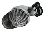 Incandescent Mini Auxiliary Light Clear Lens 1 Bulb Chrome W/Visor GG#82772 Each