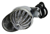 Incandescent Mini Auxiliary Light Clear Lens 1 Bulb Chrome W/Visor GG#82772 Each