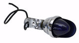 Incandescent Mini Auxiliary Light Purple Lens 1 Bulb Chrome Visor GG#82774 Each