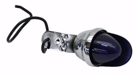 Incandescent Mini Auxiliary Light Purple Lens 1 Bulb Chrome Visor GG#82774 Each
