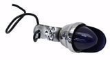 Incandescent Mini Auxiliary Light Purple Lens 1 Bulb Chrome Visor GG#82774 Each