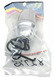 Incandescent Mini Auxiliary Light Red Lens 1 Bulb Chrome W/Visor GG#82775 Each