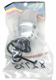Incandescent Mini Auxiliary Light Red Lens 1 Bulb Chrome W/Visor GG#82775 Each