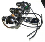 Auxiliary Incandescent Triple Mini Light w/Visor Amber Lens 3 Bulb GG#82780 Each