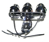 Auxiliary Incandescent Triple Mini Light w/Visor Green Lens 3 Bulb GG#82783 Each